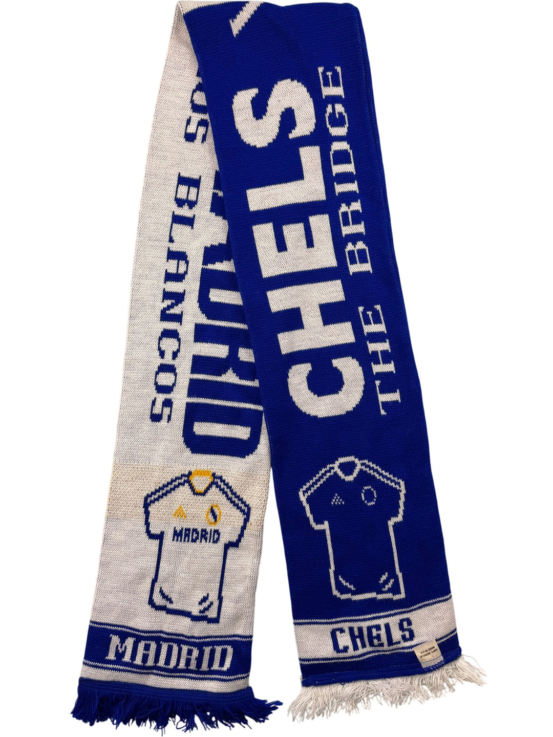 Chelsea Madrid Fan Scarf - Think Vintage ltd