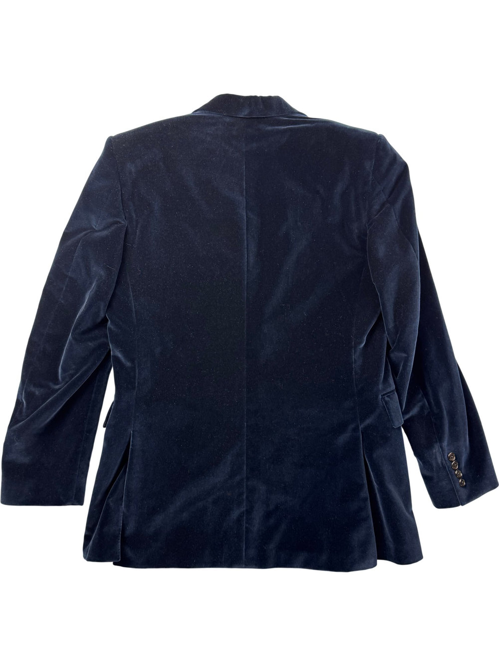 Chester Barrie Savile Row Navy Velvet Jacket - M/L - Think Vintage ltd