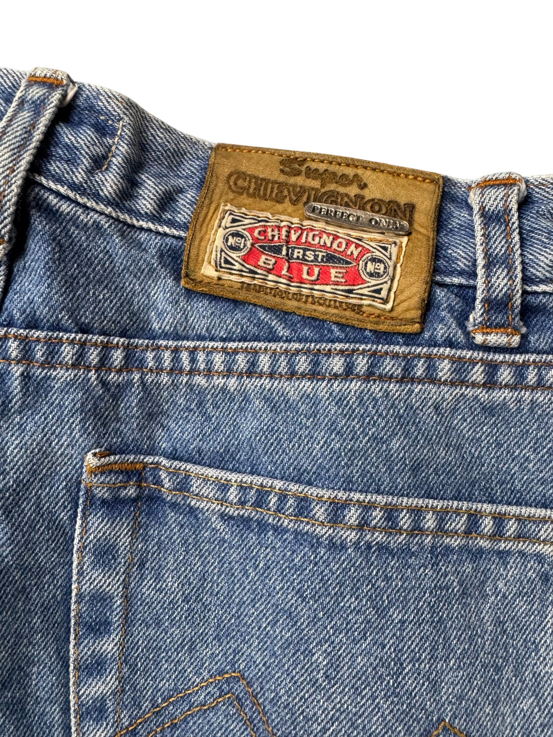 Chevignon Straight Leg Denim Jeans - W29 L33 - Think Vintage Online Ltd