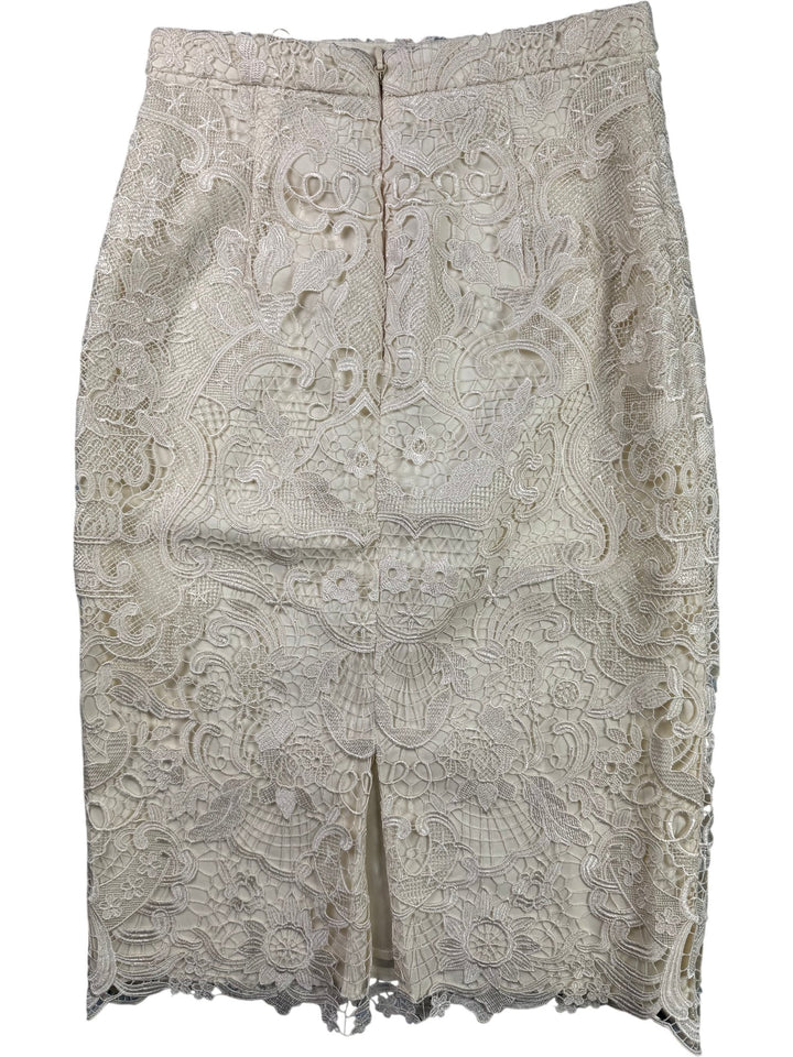 Chi Chi London Lace Pencil Skirt - W27 - Think Vintage ltd