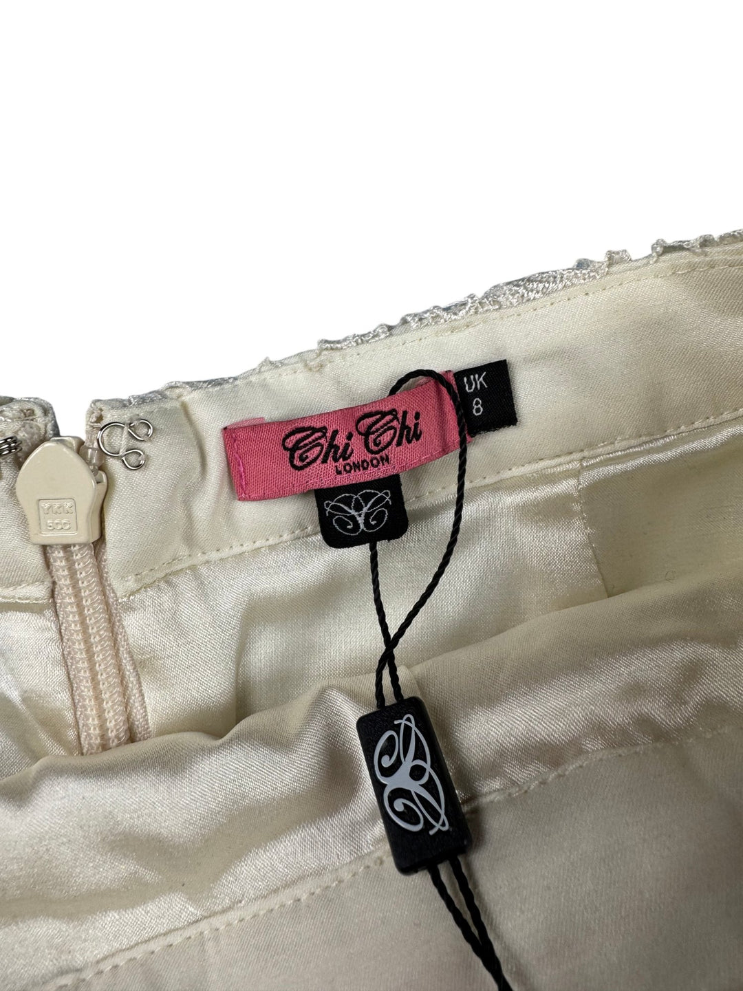 Chi Chi London Lace Pencil Skirt - W27 - Think Vintage ltd