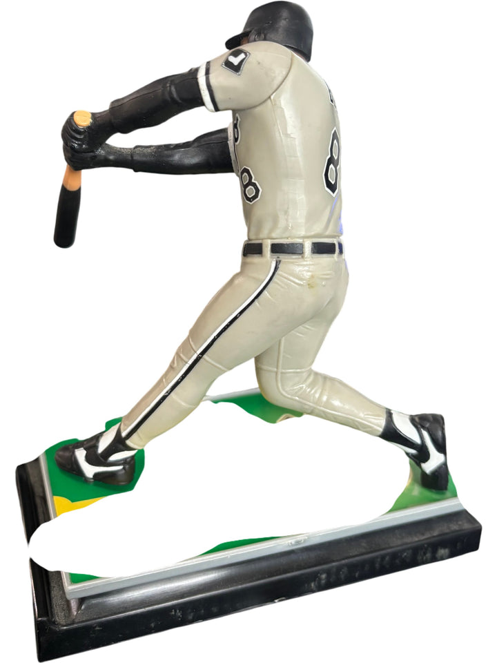 Chicago White Sox Albert Belle Baseball Figure Display on Green Base Unique - Think Vintage Online Ltd