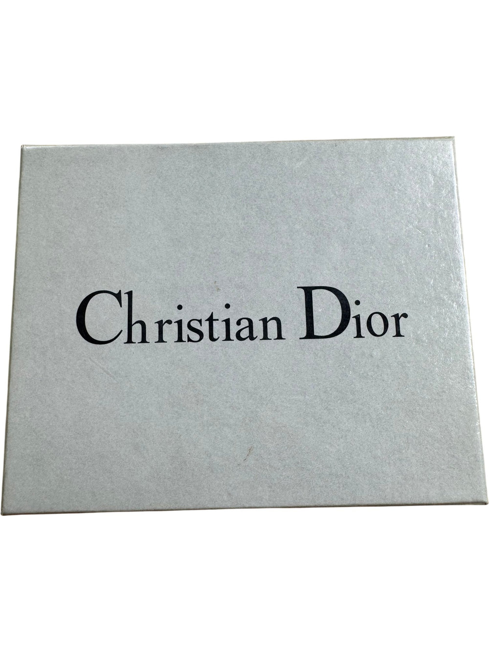 Christian Dior Blue Floral Pattern Wallet - Think Vintage ltd