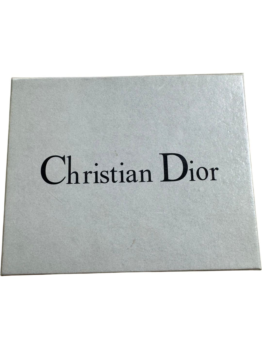 Christian Dior Blue Floral Pattern Wallet - Think Vintage ltd