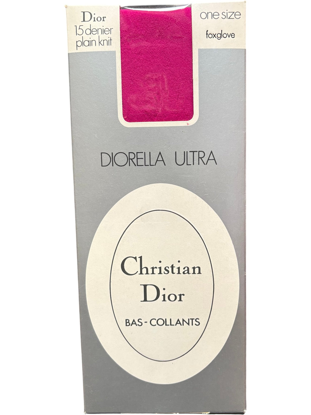 Christian Dior Diorella Ultra Tights Foxglove - Think Vintage ltd
