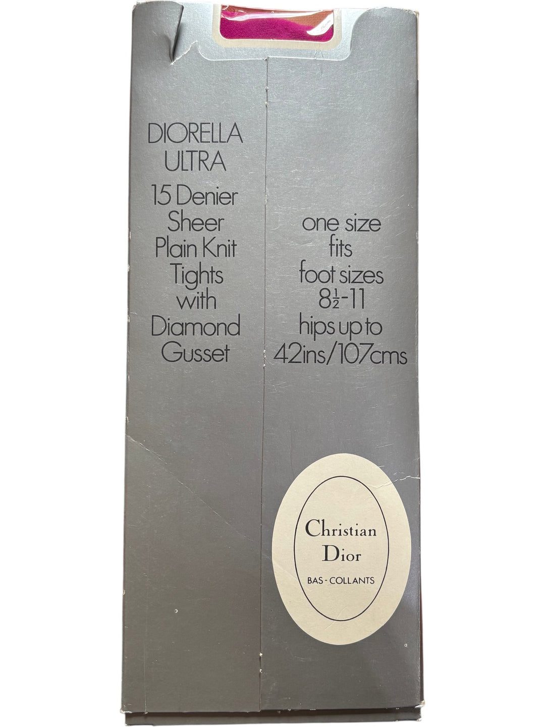Christian Dior Diorella Ultra Tights Foxglove - Think Vintage ltd