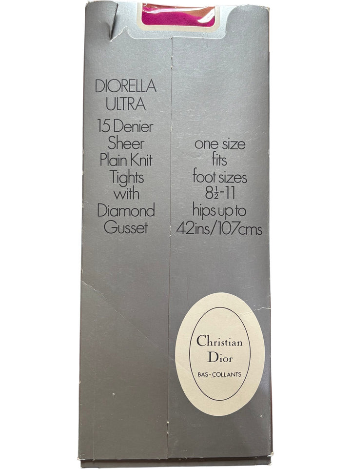 Christian Dior Diorella Ultra Tights Foxglove - Think Vintage ltd