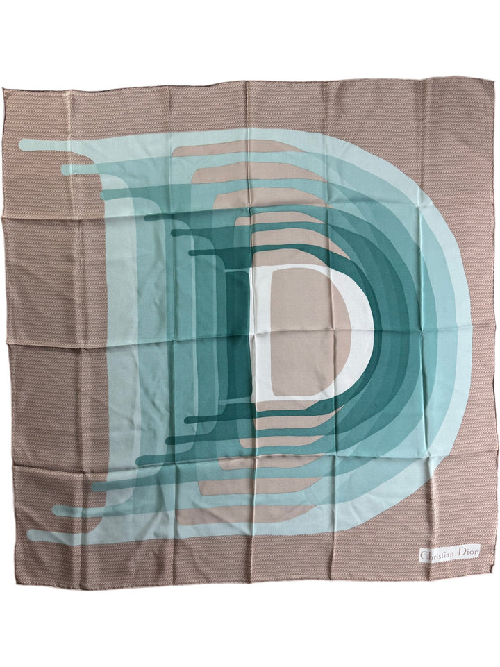 Christian Dior Square Silk Scarf
