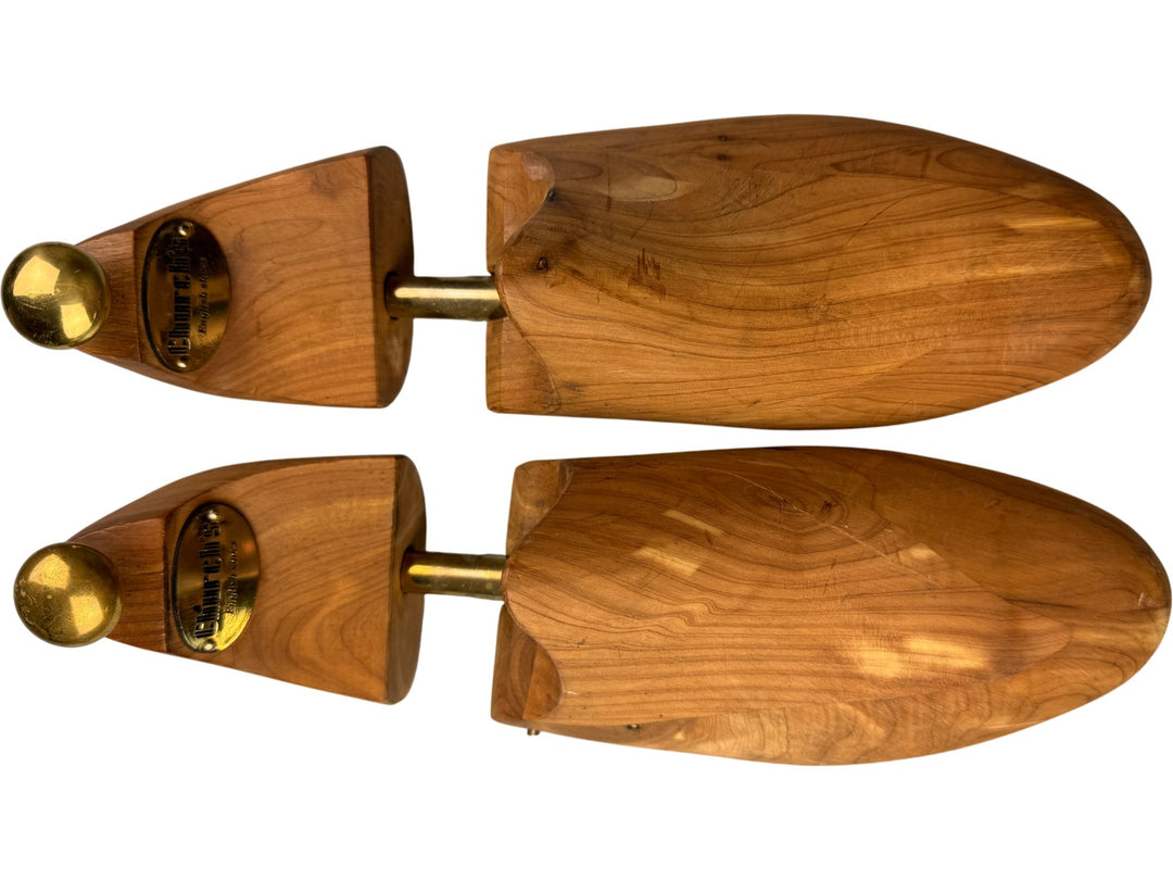 Church's Black Leather Oxford Shoes - 6 - Think Vintage