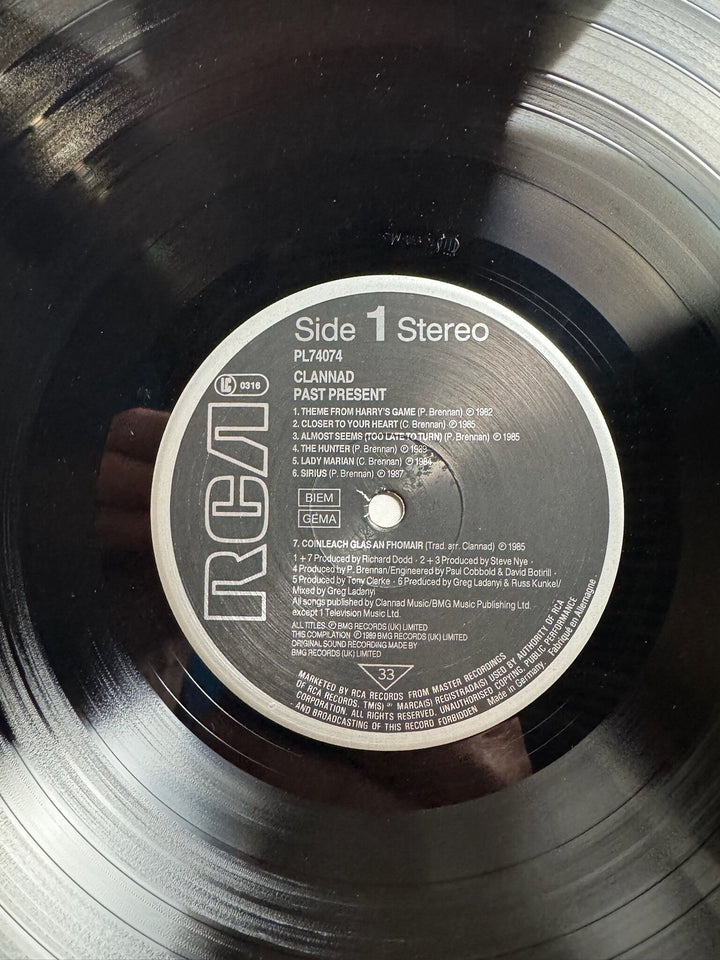 Clannad Past Present Vinyl - Very Good+