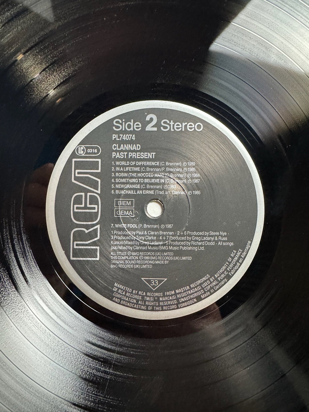 Clannad Past Present Vinyl - Very Good+