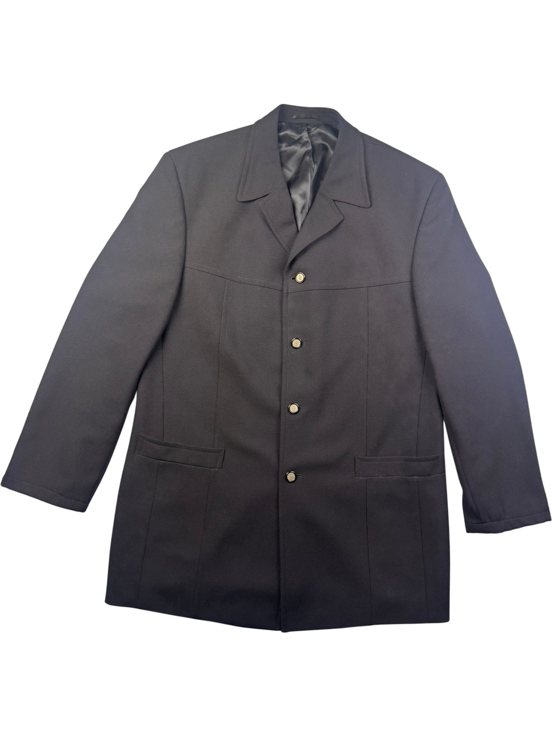 Classic Wool Blend Coat - L/XL - Think Vintage ltd
