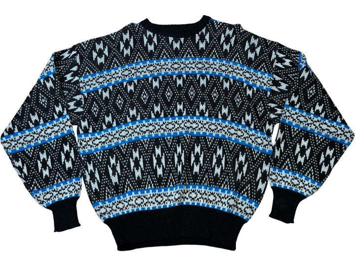 Claybrooke Geometric Pattern Knit Sweater - XL