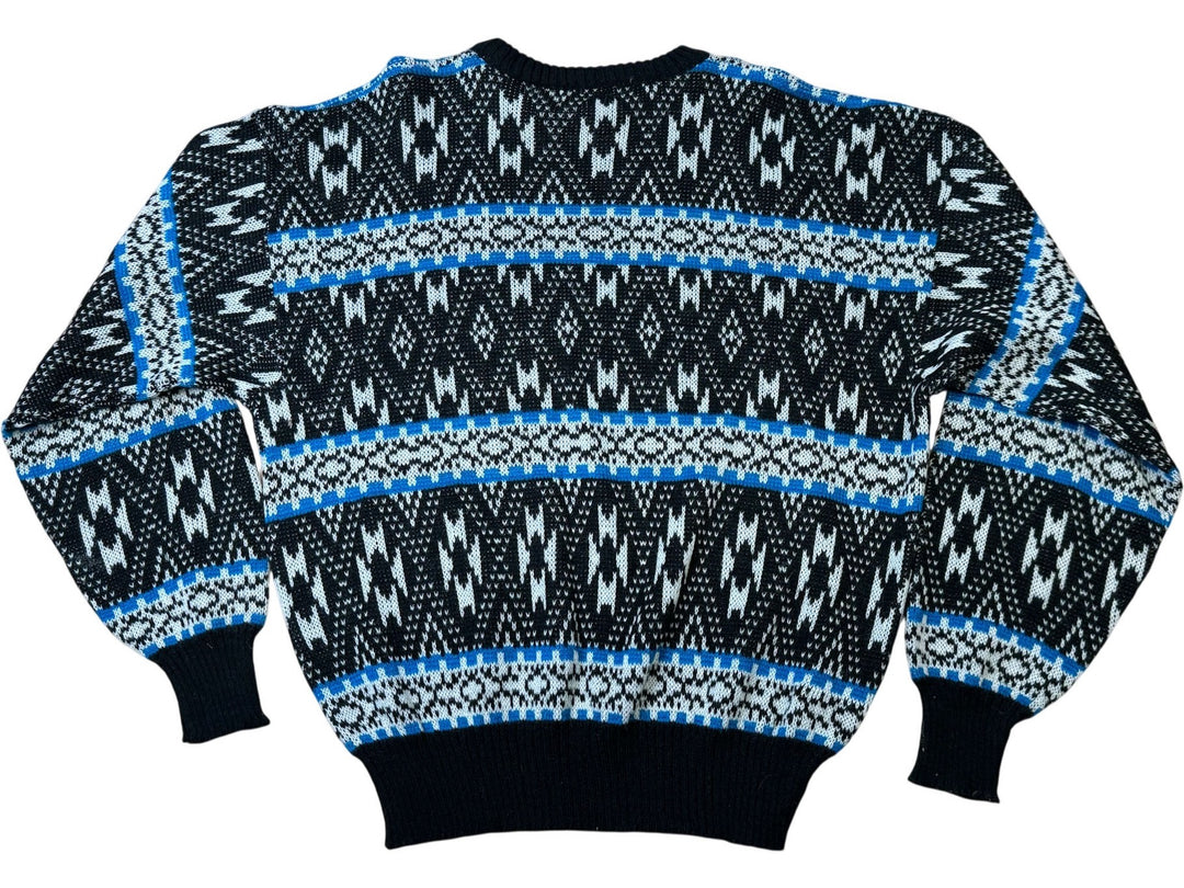 Claybrooke Geometric Pattern Knit Sweater - XL