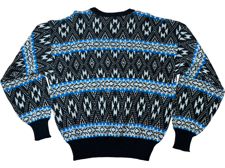 Claybrooke Geometric Pattern Knit Sweater - XL