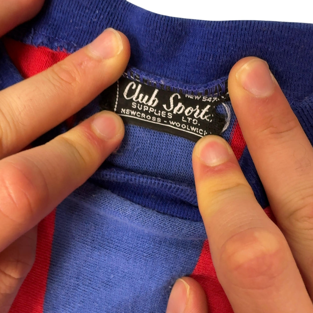 Club Sport Striped Long Sleeved Shirt - Think Vintage