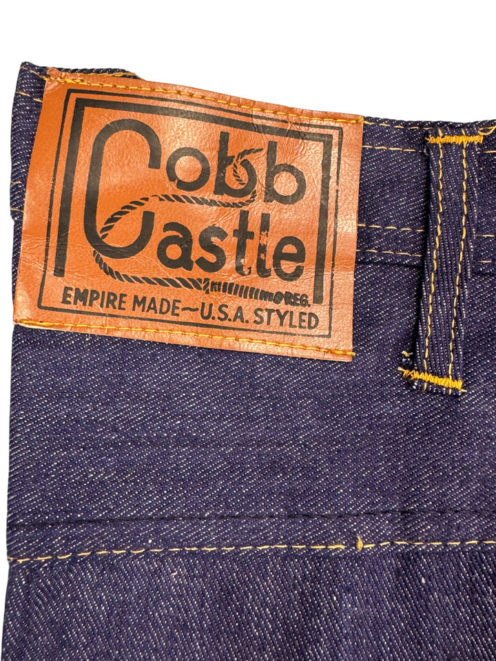 1950s Deadstock Cobb Castle Western Denim Jeans - W28 L32 - Think Vintage