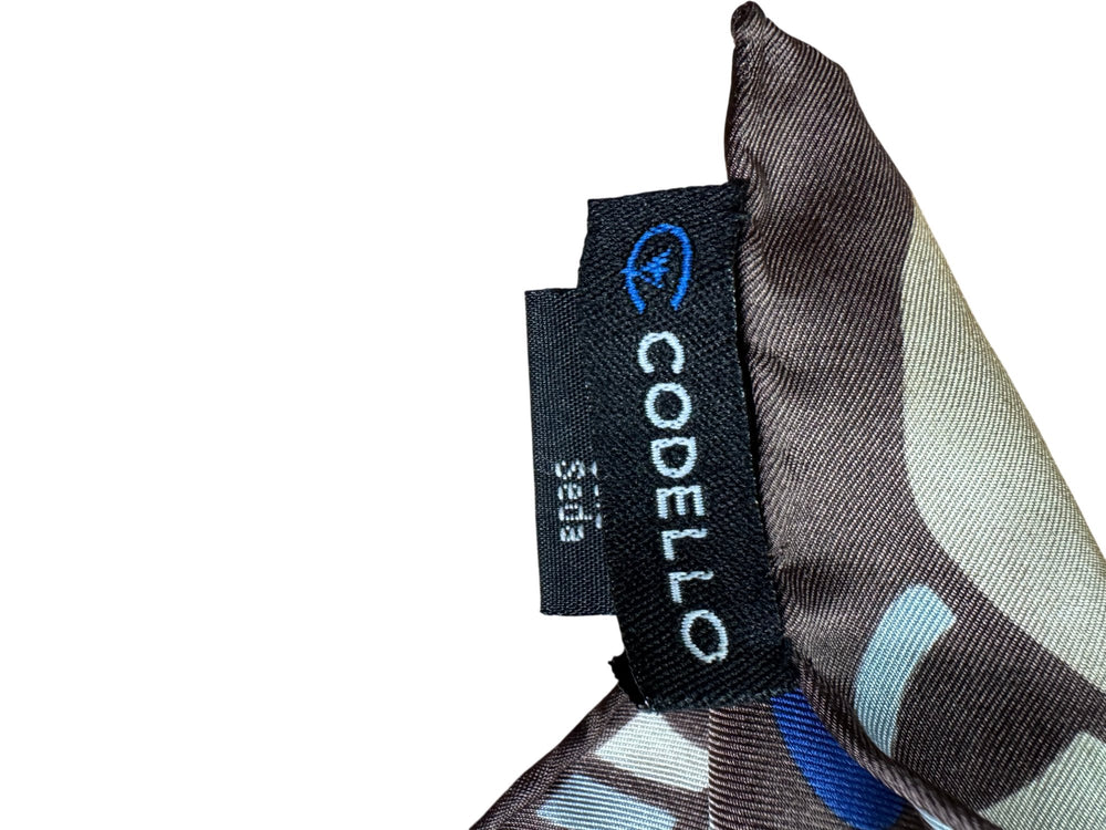 Codello Floral Silk Scarf - Think Vintage ltd