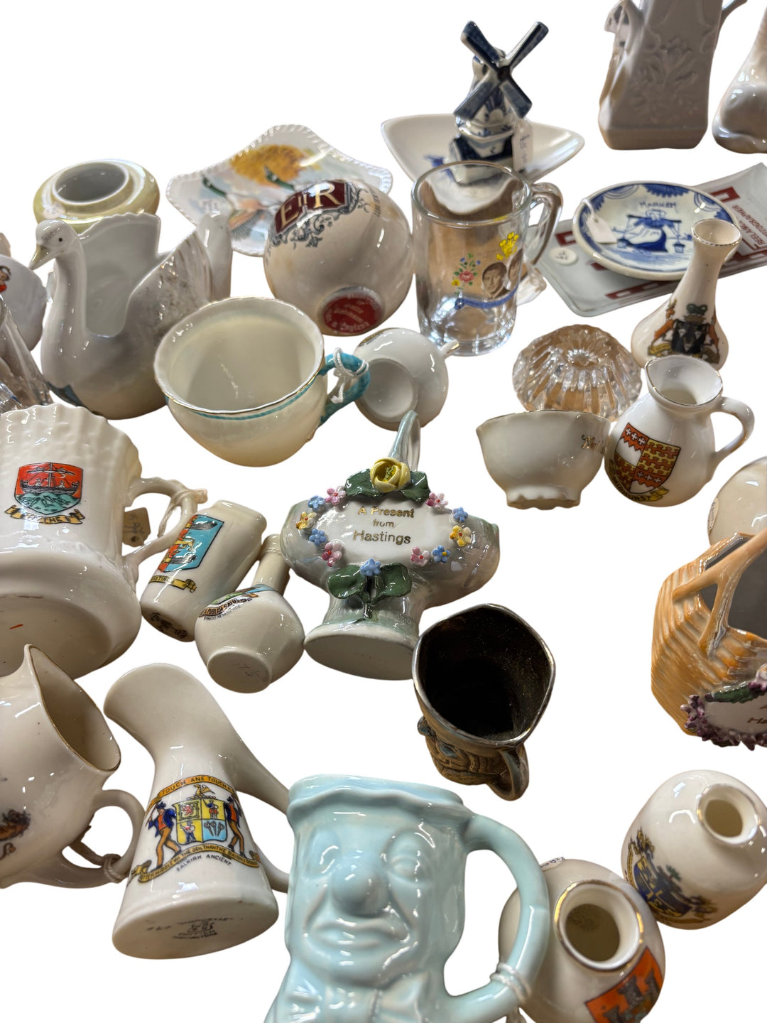 Collection Of Ceramics With Heraldic Designs - Think Vintage