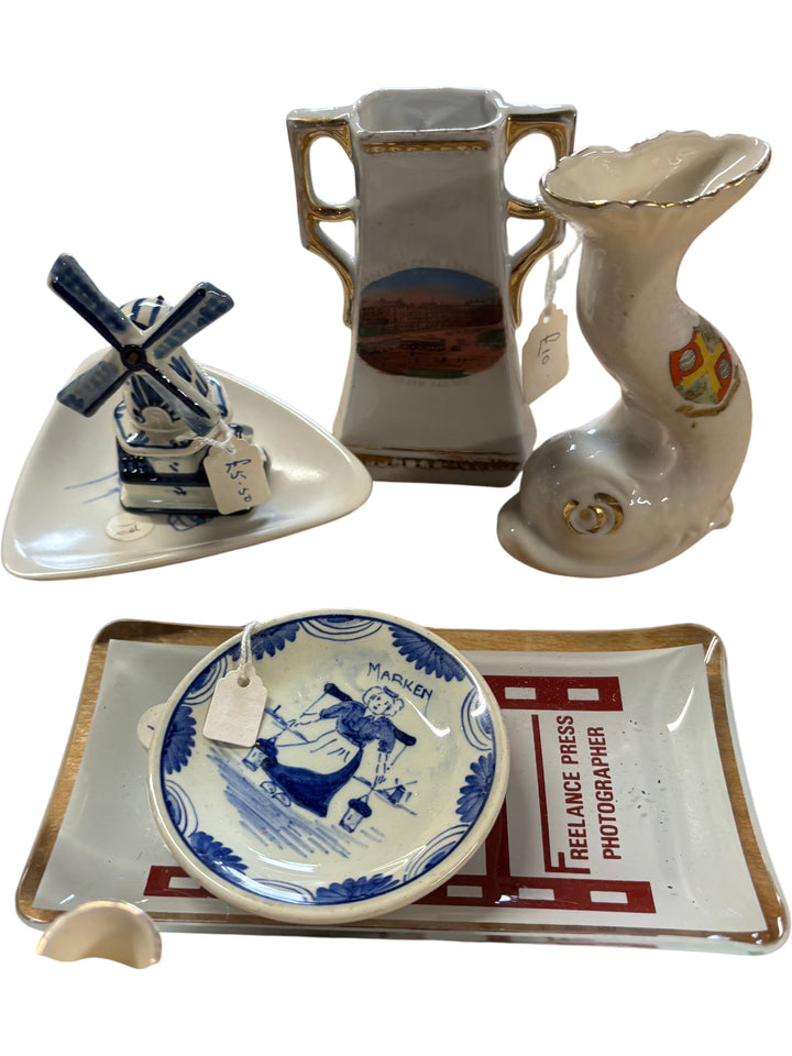 Collection Of Ceramics With Heraldic Designs - Think Vintage