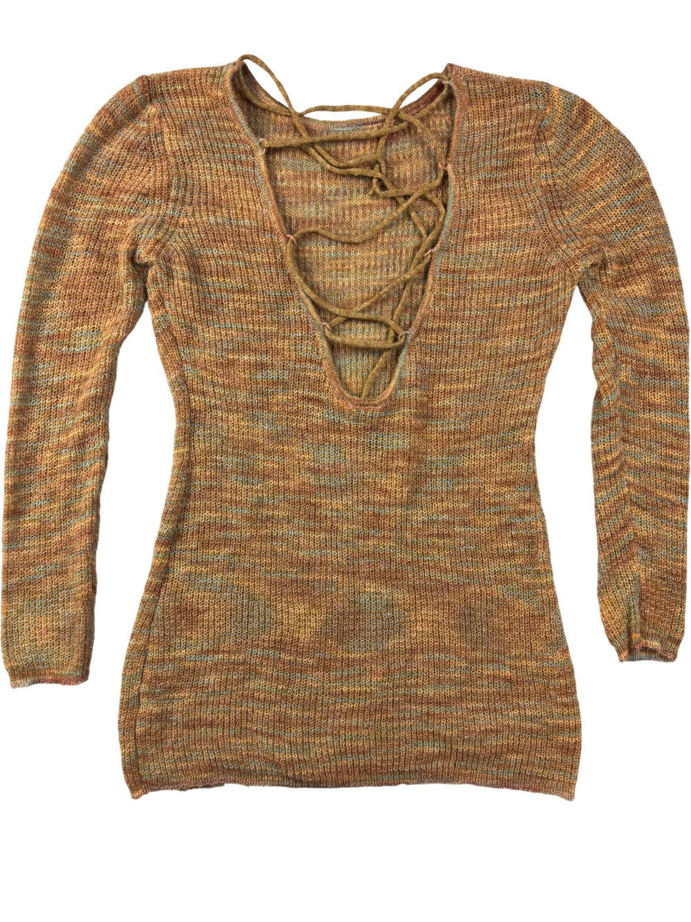 Collusion Long Sleeve Knit Sweater - M - Think Vintage Online Ltd