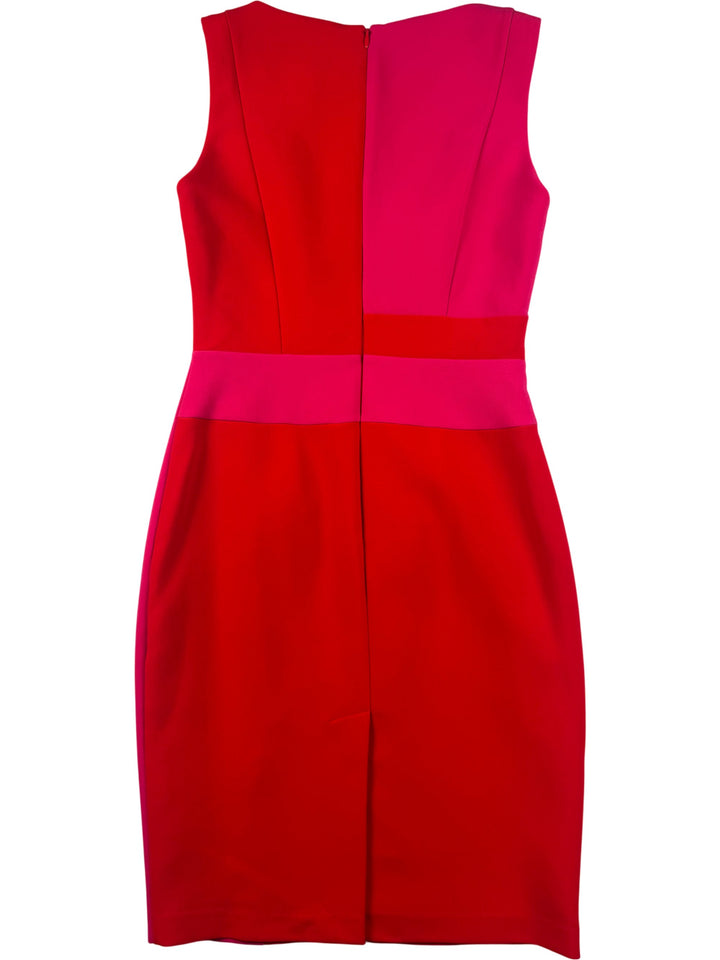 Colour Block Sleeveless Dress - XS - Think Vintage ltd