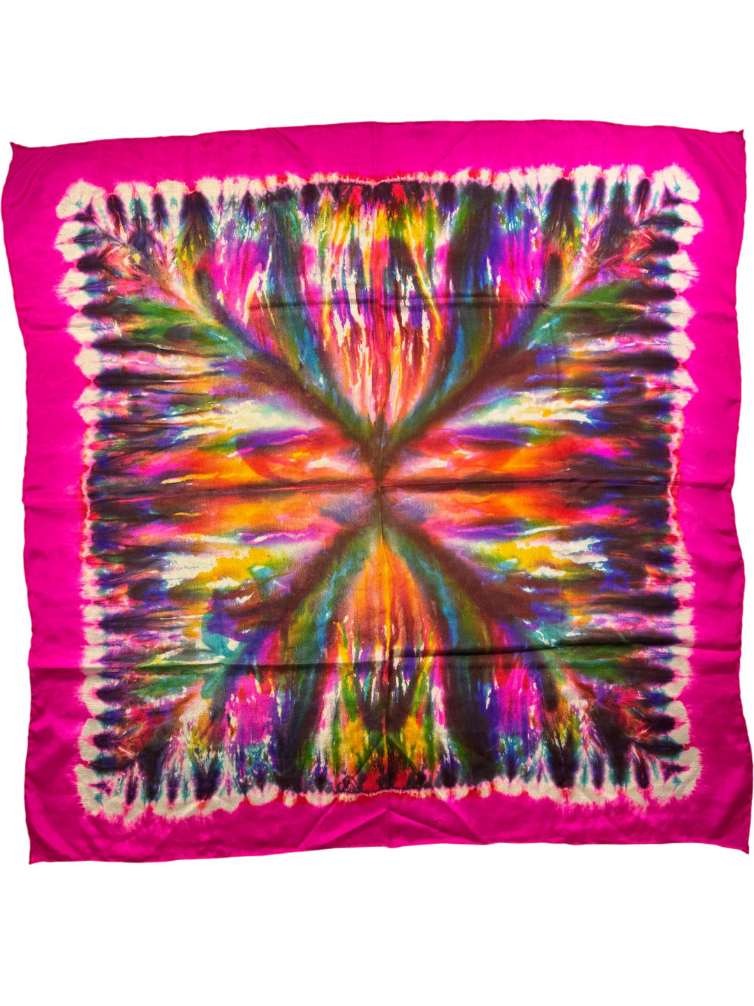 Colourful Abstract Decorative scarf - Think Vintage Online Ltd