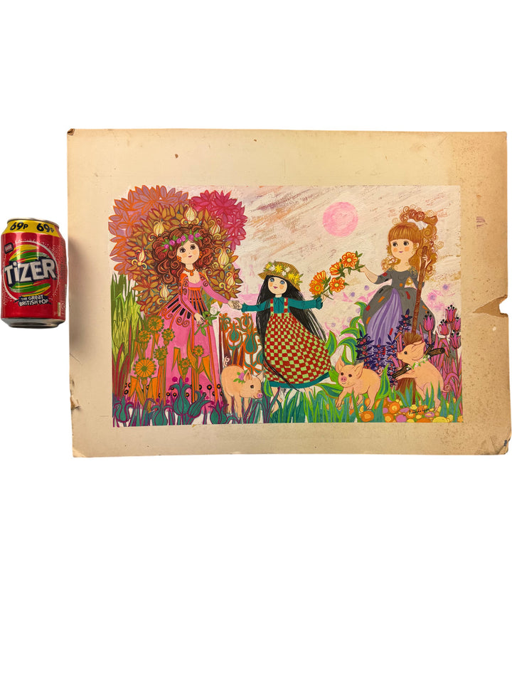 Colourful Children's Fantasy Art Print