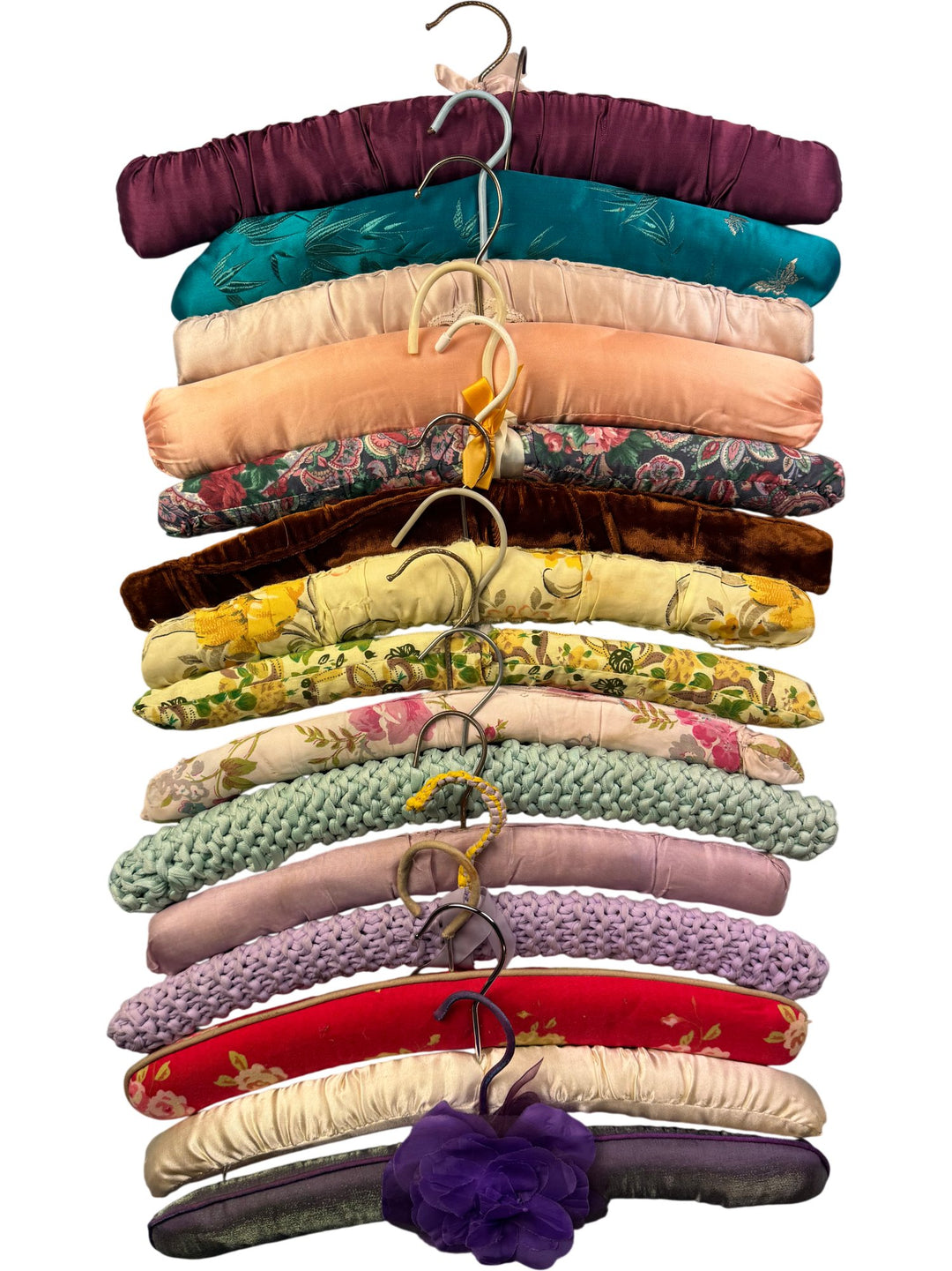 Colourful Padded Hangers Set - Think Vintage Online Ltd