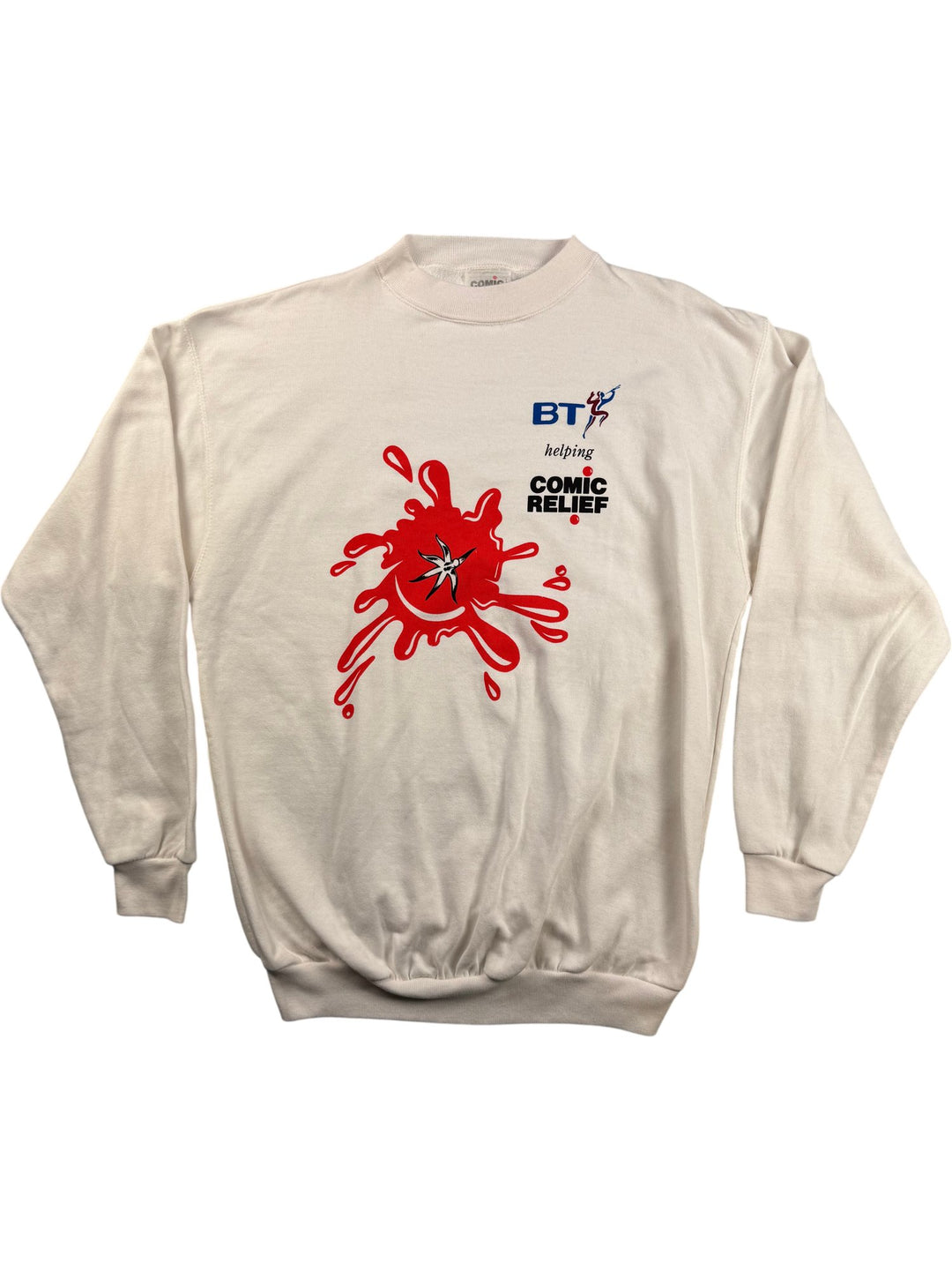 Comic Relief BT Sweatshirt - M/L - Think Vintage ltd