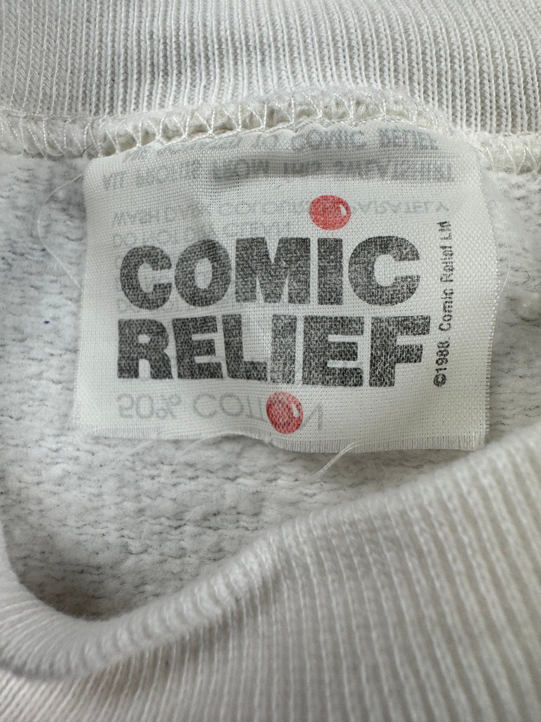 Comic Relief BT Sweatshirt - M/L - Think Vintage ltd