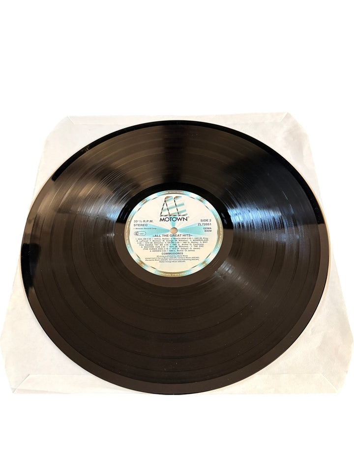 Commodores All The Great Hits Vinyl - Good - Think Vintage ltd