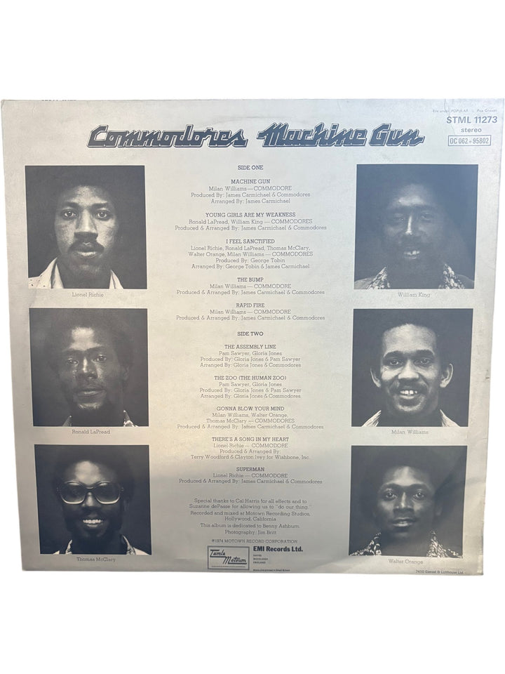 Commodores Machine Gun Vinyl Record - Very Good - Think Vintage ltd