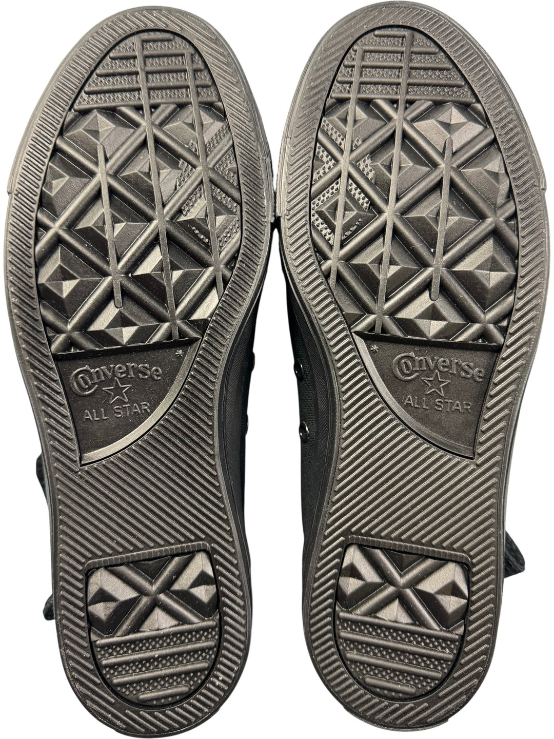 Converse All Star Black Canvas High-Tops - 7.5 - Think Vintage ltd