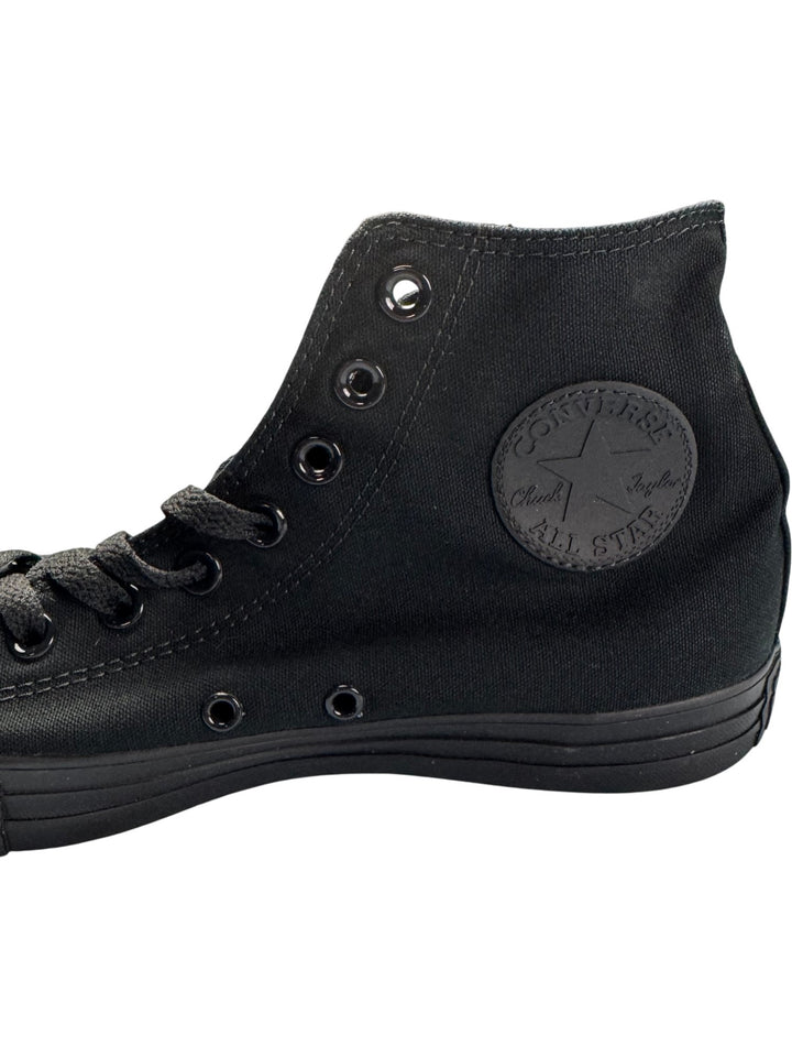 Converse All Star Black Canvas High-Tops - 7.5 - Think Vintage ltd
