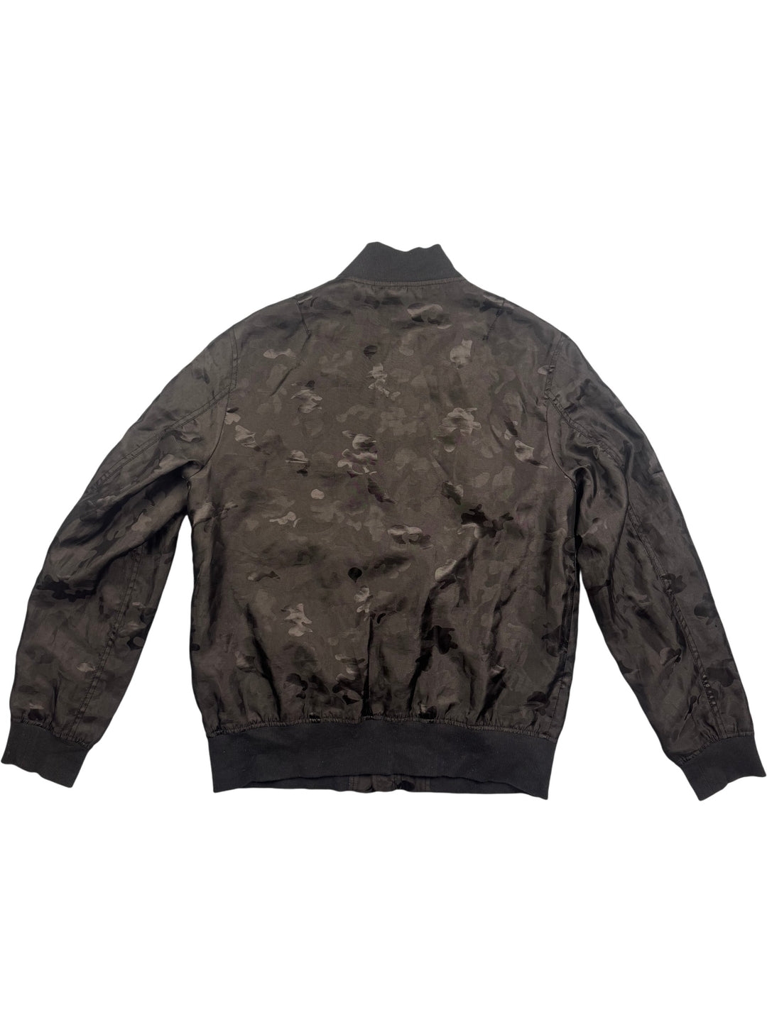 Converse Black Camouflage Bomber Jacket - L - Think Vintage Online Ltd