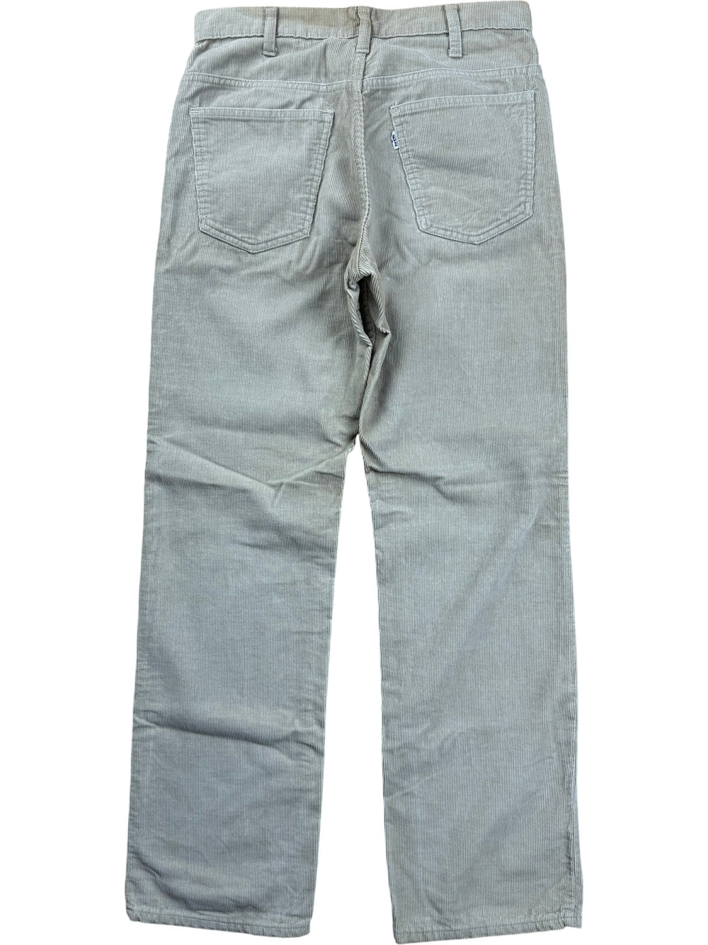Corduroy Straight Leg Trousers - W30 - Think Vintage ltd