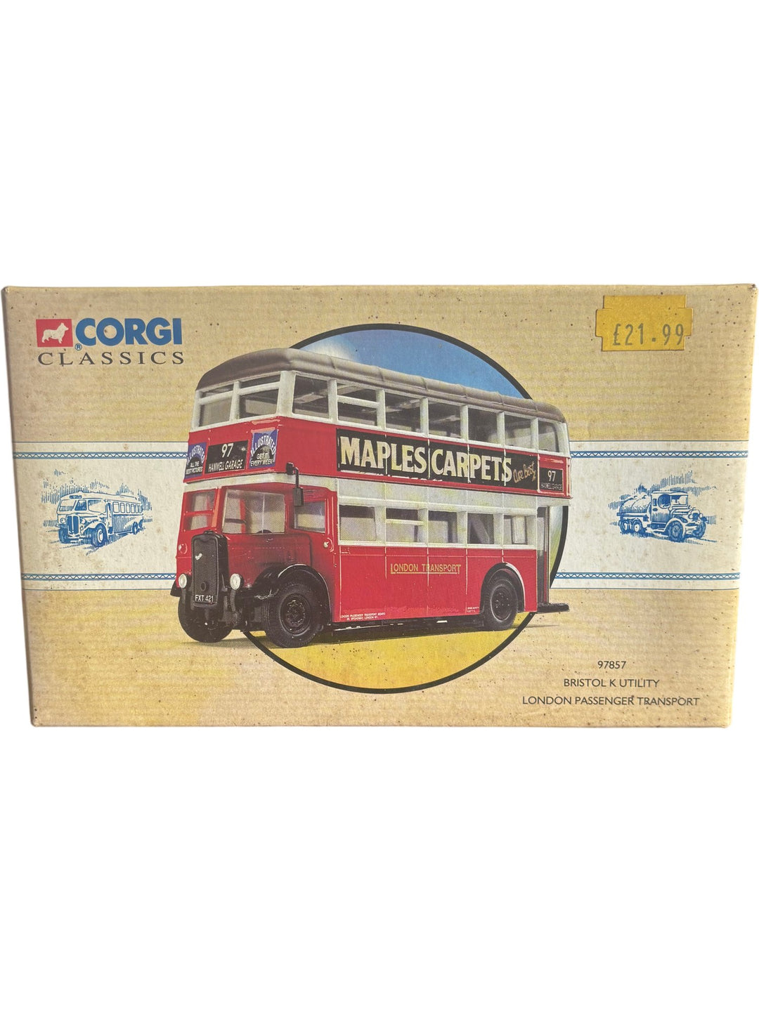Corgi Classics Bristol K Utility London Passenger Transport Diecast Model - Think Vintage ltd