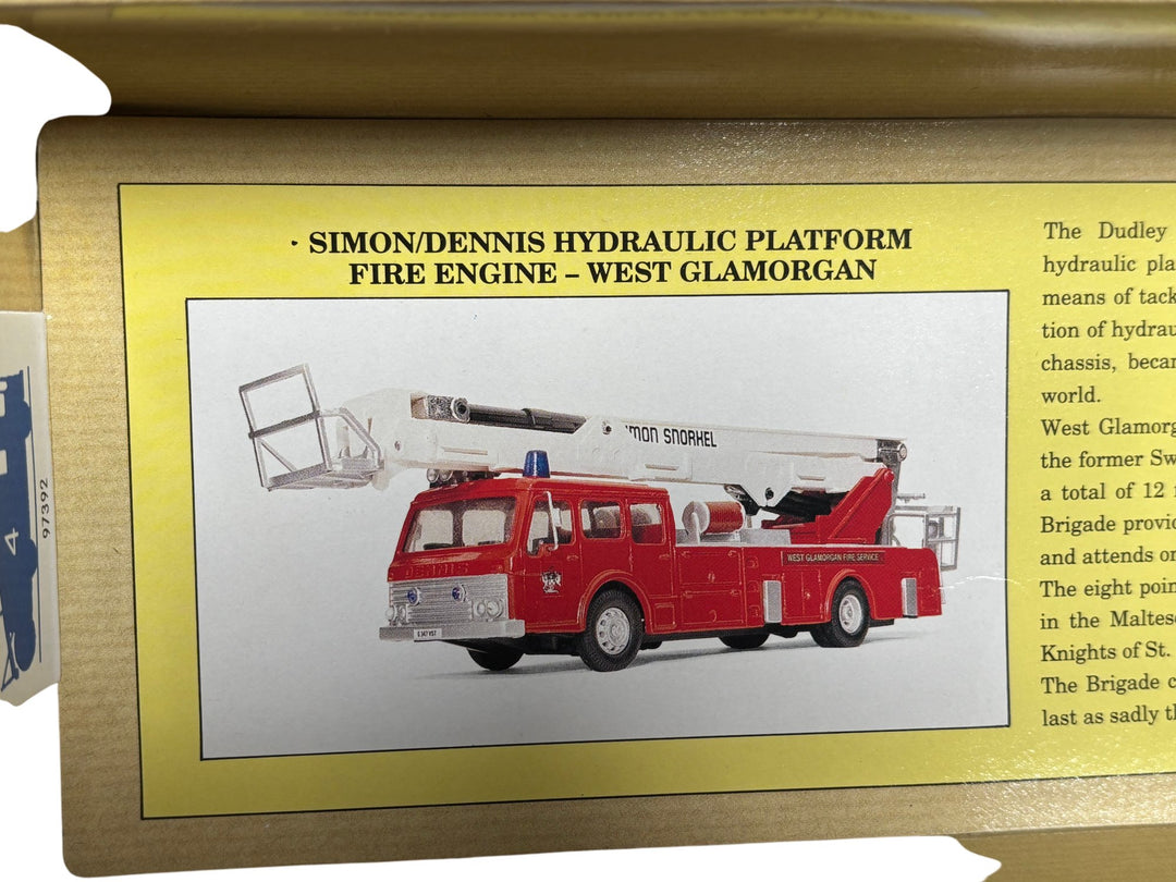 Corgi Classics Simon/Dennis Hydraulic Platform Fire Engine Limited Edition - Think Vintage
