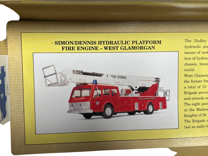 Corgi Classics Simon/Dennis Hydraulic Platform Fire Engine Limited Edition - Think Vintage