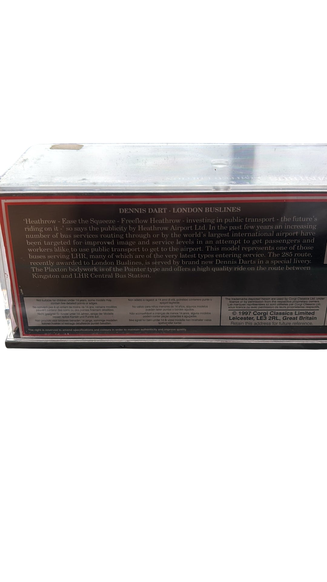 Corgi Original Omnibus Dennis Dart London Bus Die Cast Model - Think Vintage ltd