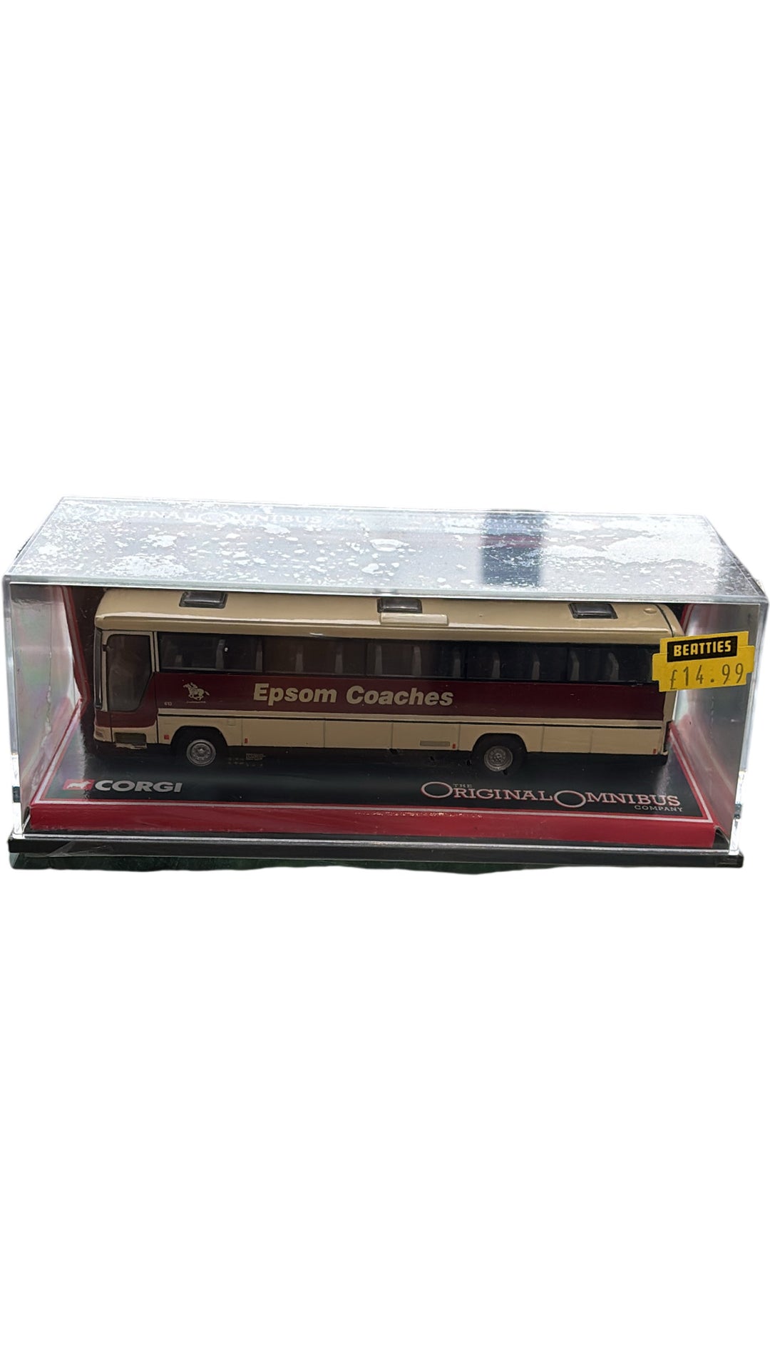 Corgi Original Omnibus Epsom Coaches Plaxton Premiere Die Cast Model - Think Vintage Online Ltd