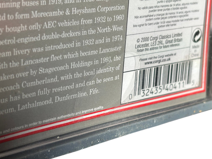 Corgi Original Omnibus Limited Edition Bus Ty-Phoo Tea Diecast Model - Think Vintage Online Ltd