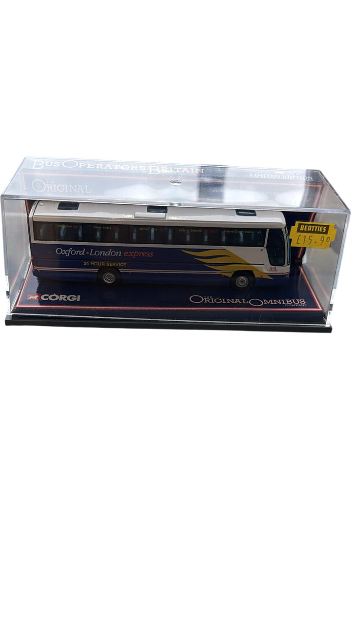 Corgi Plaxton Excalibur Oxford London Express Coach Die Cast Model - Think Vintage Online Ltd