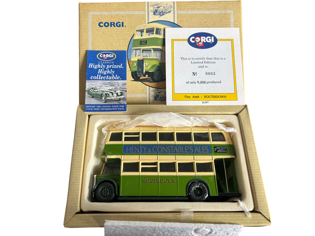 Corgi Southdown Guy Arab Bus Limited Edition Diecast Model 81567 - Think Vintage ltd
