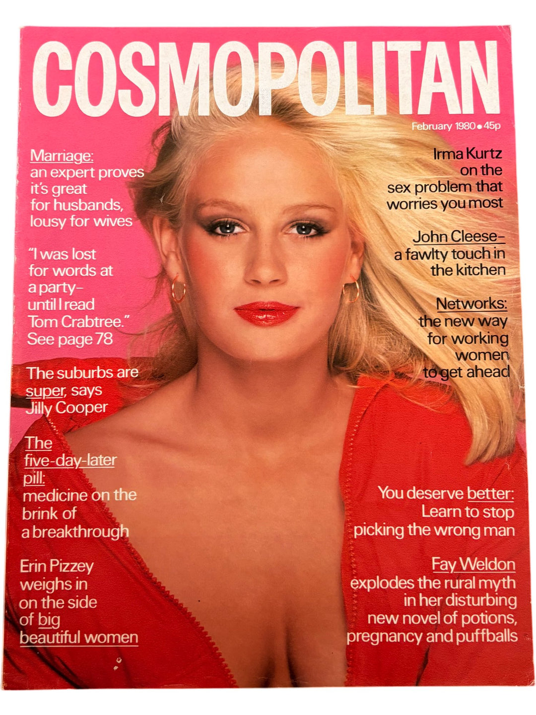 Cosmopolitan Magazine February 1980 Edition - Think Vintage ltd