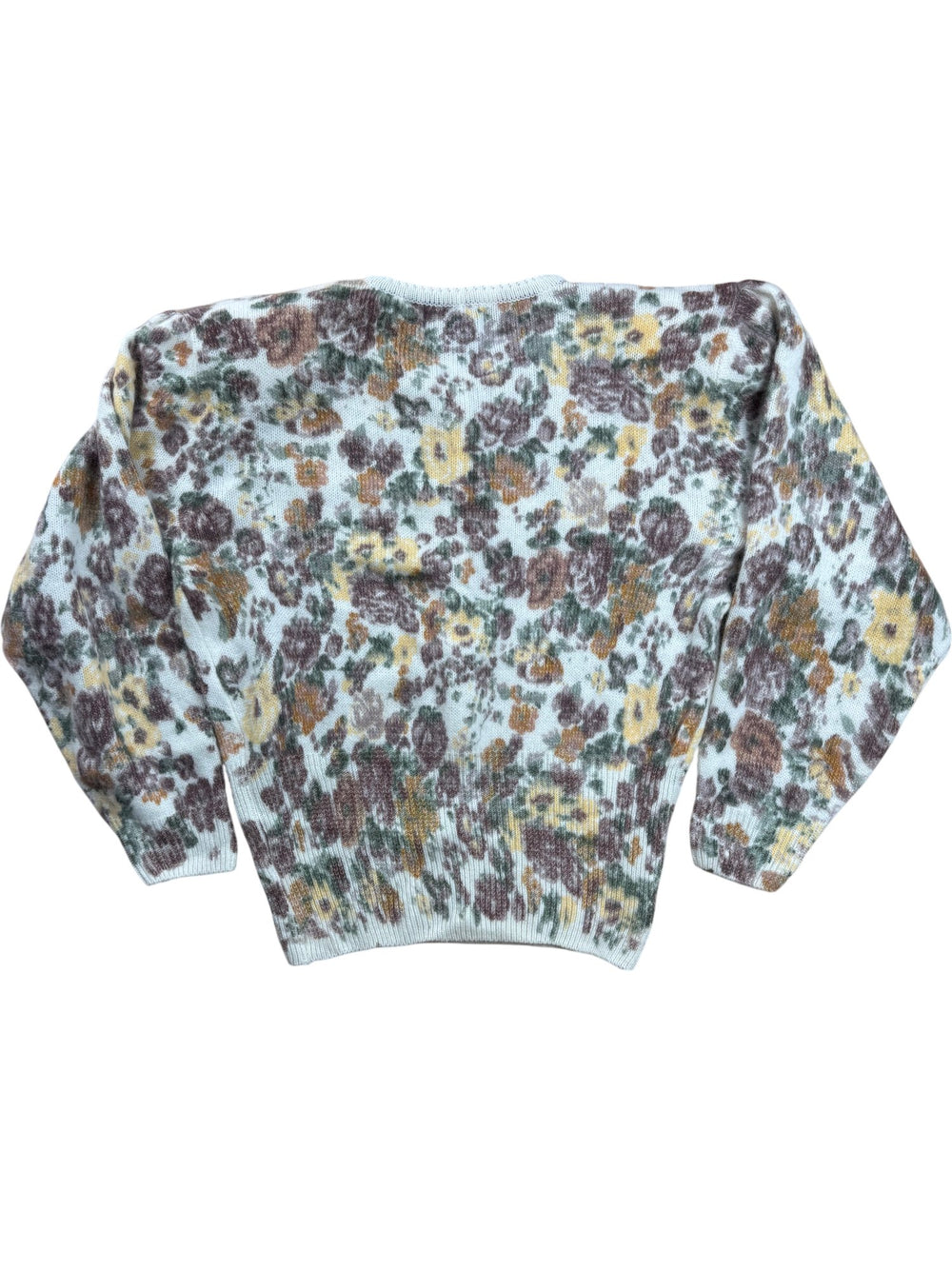 Cote à Cote Floral Knit Cardigan - M - Think Vintage ltd