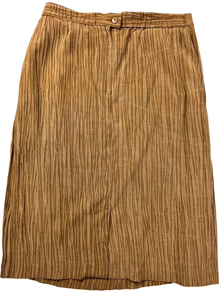 Creations Joseph Ribkoff Brown Tank Top and Skirt Set - W31 - Think Vintage ltd