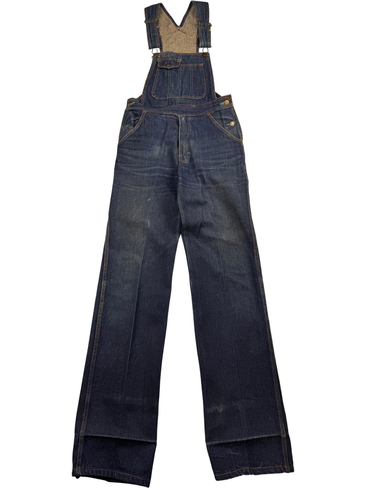 Crest Denim Dungarees - W30 L35 - Think Vintage