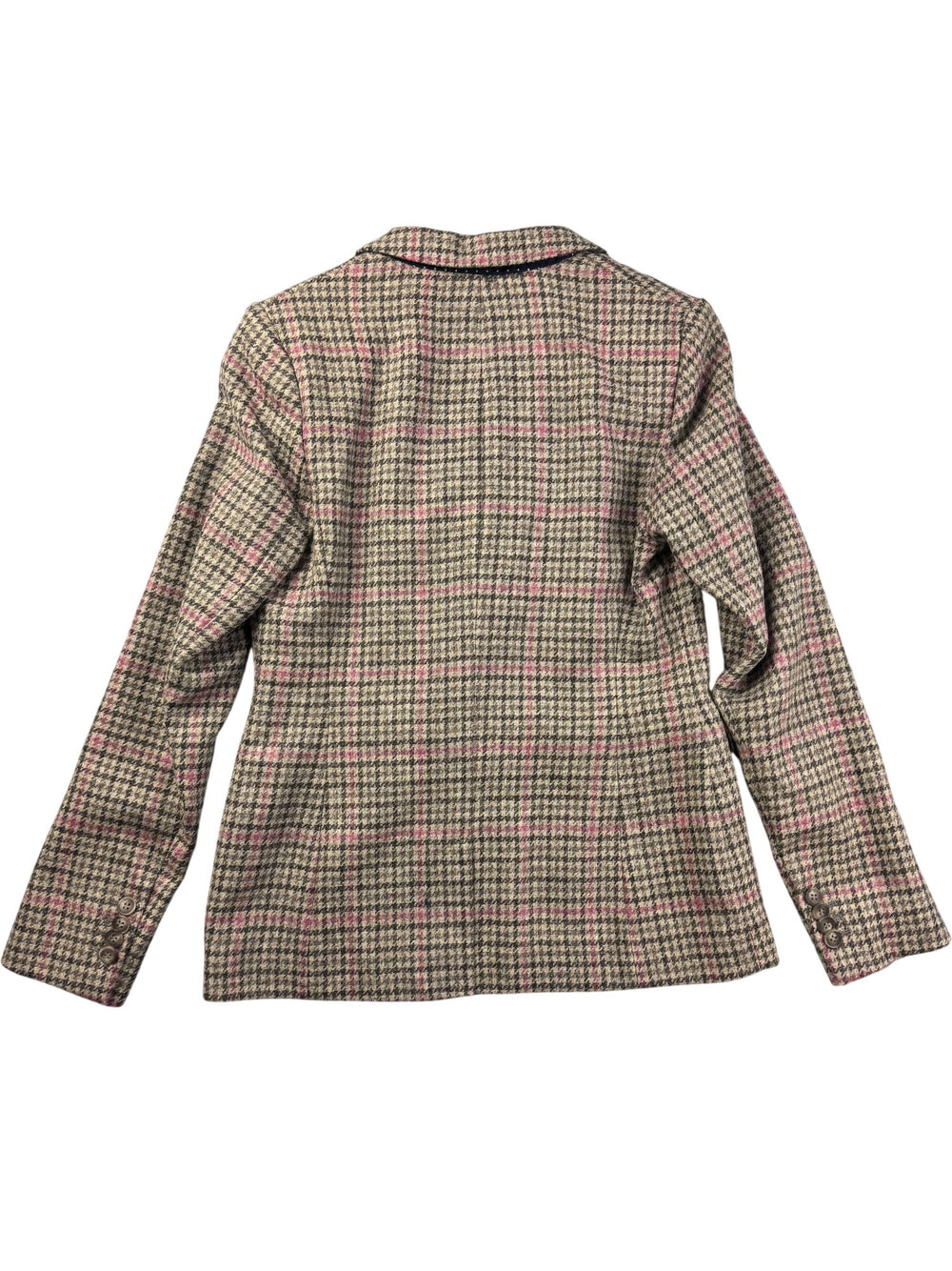 Crew Clothing Check Wool Jacket - Think Vintage ltd